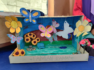 Diorama taman rama-rama