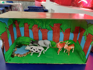 Diorama haiwan ternakan