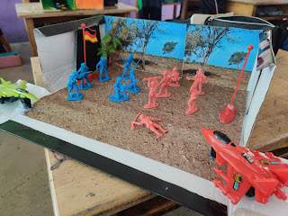 Diorama the war