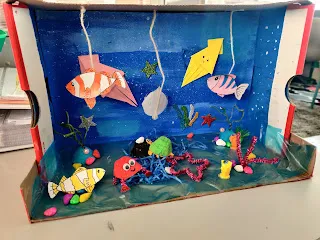 Diorama dasar laut