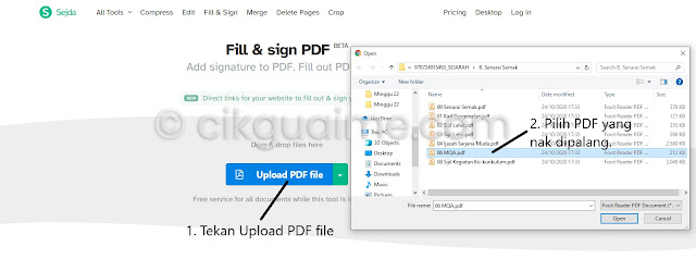 Cara Meletakkan Palang Untuk Kegunaan Rasmi Pada Dokumen