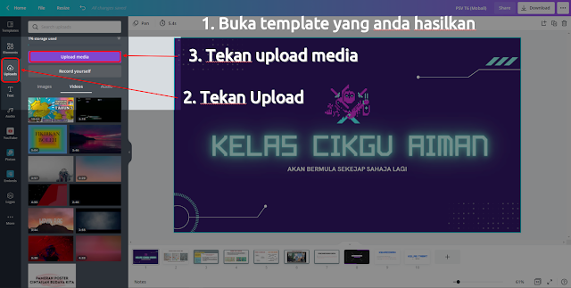 Masukkan Audio Yang Panjang Dalam Canva