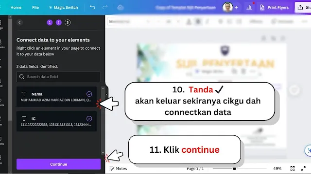 Cara Mudah Buat Banyak Sijil Guna Canva, Tak Perlu Excel!