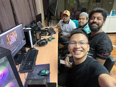 Proses suntingan video raya