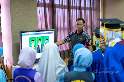 Sebelum photoshoot, bagi taklimat dulu