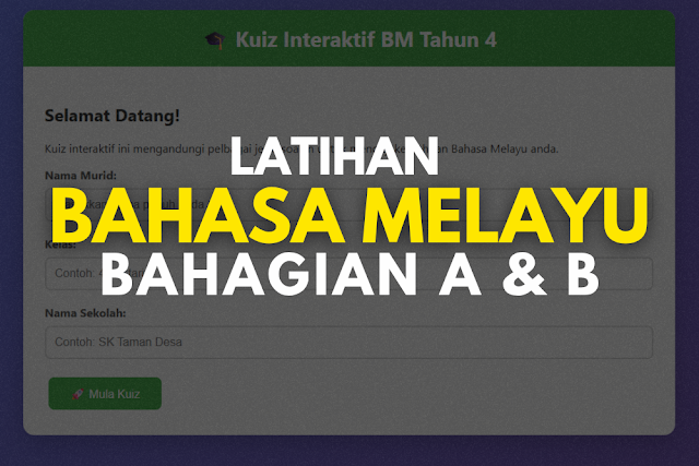 Latihan Bahasa Melayu Tahun 4